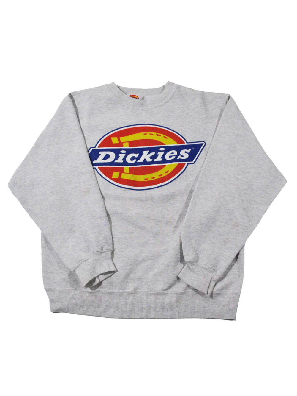 Vintage Dickies Workwear Gray 90s Crewneck Sweatshirt Size Medium (small)
